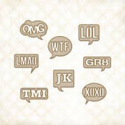 Chip Board "Urban Acronyms". Blue Fern Studios